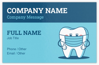 Design Preview for Design Gallery: Dentistry Ultra-Thick Business Cards, Standard (85 x 55 mm)