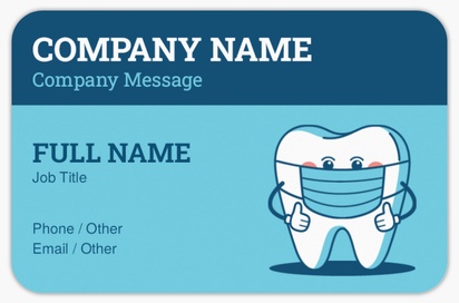 Design Preview for Design Gallery: Dentistry Rounded Corner Business Cards, Rounded Standard (85 x 55 mm)