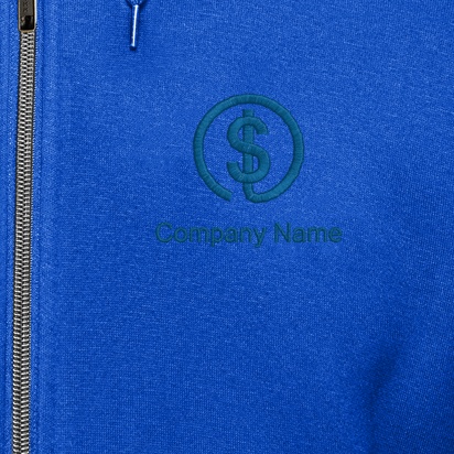 Design Preview for Design Gallery: Finance & Insurance Hoodies, Royal Blue