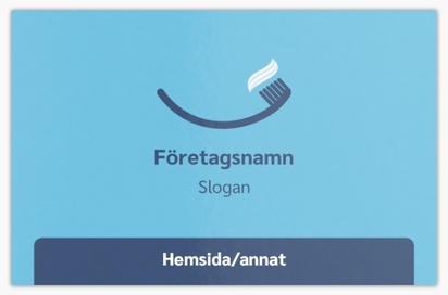 Förhandsgranskning av design för Designgalleri: Tandvård Extratjocka visitkort, Standard (85 x 55 mm)
