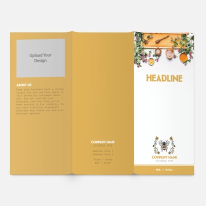 Design Preview for Design Gallery: Food & Beverage Brochures, DL Tri-fold