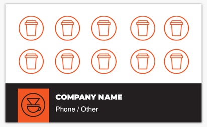 Design Preview for Design Gallery: Coffee Shops Loyalty Cards, Standard (91 x 55 mm)