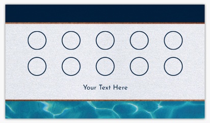 A aftercare tan white gray design for Loyalty Cards