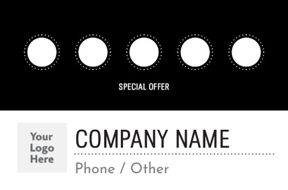 Design Preview for Design Gallery: Modern & Simple Loyalty Cards