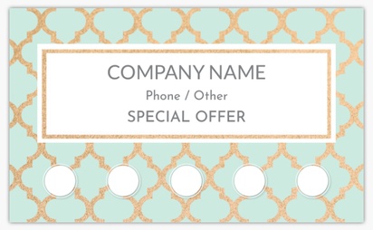 Design Preview for Design Gallery: Beauty Consulting & Pampering Loyalty Cards, Standard (91 x 55 mm)
