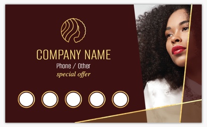 Design Preview for Design Gallery: beauty & spa Loyalty Cards, Standard (91 x 55 mm)