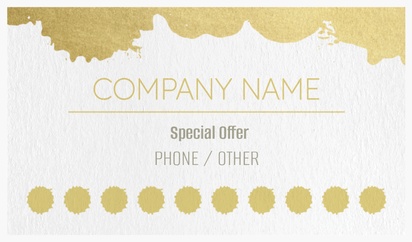 A gold dipped foil white cream design for Events