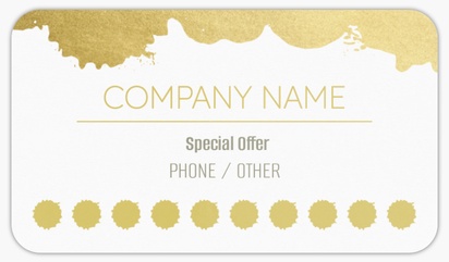 Design Preview for Design Gallery: Tanning Salons Rounded Corner Business Cards, Standard (3.5" x 2")