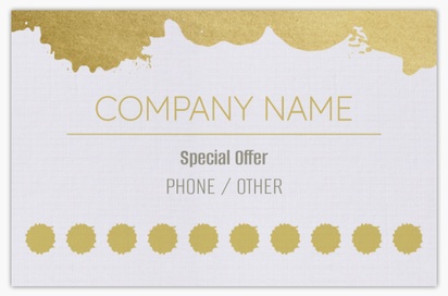Design Preview for Design Gallery: Tanning Salons Linen Business Cards