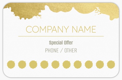 Design Preview for Design Gallery: Spas Rounded Corner Business Cards, Rounded Standard (85 x 55 mm)