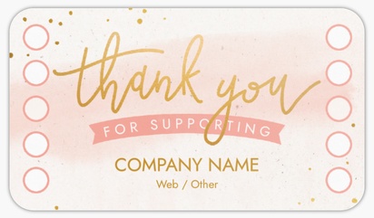 A gold gold dots white gray design for Loyalty Cards