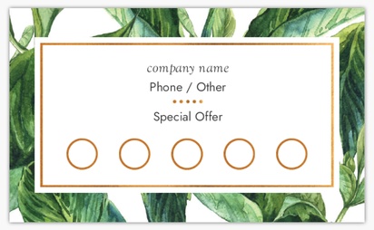 Design Preview for Design Gallery: Skin Care Loyalty Cards, Standard (91 x 55 mm)