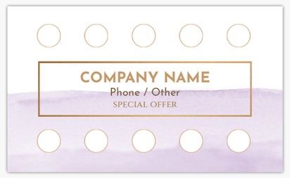 Design Preview for Design Gallery: Modern & Simple Loyalty Cards, Standard (91 x 55 mm)
