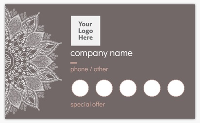 Design Preview for Design Gallery: Sports & Fitness Loyalty Cards, Standard (91 x 55 mm)