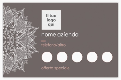 Anteprima design per Galleria di design: biglietti da visita in carta riciclata opaca per bellezza e spa, Standard (85 x 55 mm)