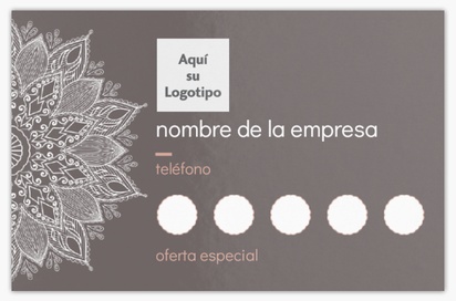 Vista previa del diseño de Galería de diseños de tarjetas de visita extragruesas para belleza y spa, Standard (85 x 55 mm)