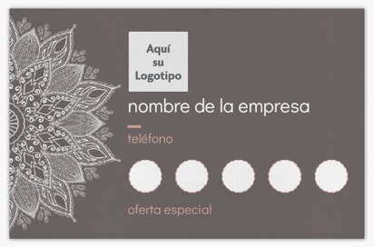Vista previa del diseño de Galería de diseños de tarjetas de visita textura natural para belleza y spa