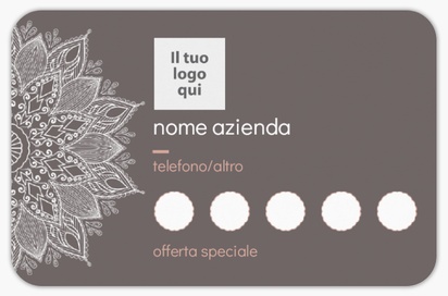 Anteprima design per Galleria di design: biglietti da visita con angoli arrotondati per bellezza e spa, Arrotondati Standard (85 x 55 mm)