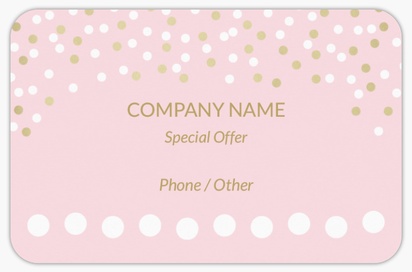 Design Preview for Design Gallery: Gift & Party Shops Rounded Corner Business Cards, Rounded Standard (85 x 55 mm)
