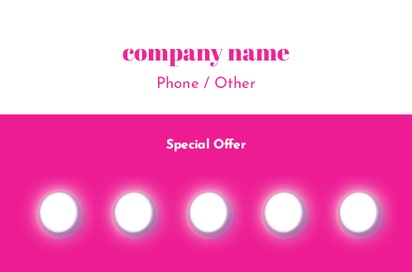 Design Preview for Design Gallery: Tanning Salons Natural Uncoated Business Cards
