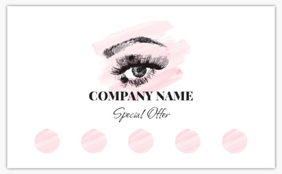 Design Preview for Design Gallery: Waxing & Hair Removal Loyalty Cards, Standard (91 x 55 mm)