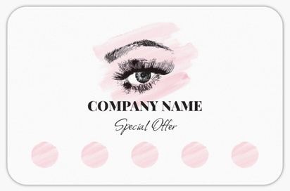 Design Preview for Design Gallery: Cosmetics & Perfume Rounded Corner Business Cards, Rounded Standard (85 x 55 mm)