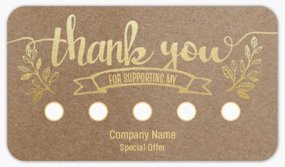 Design Preview for Design Gallery: Gift & Party Shops Rounded Corner Business Cards, Standard (3.5" x 2")