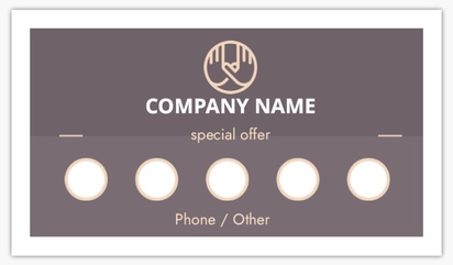 Design Preview for Design Gallery: Health & Wellness Loyalty Cards