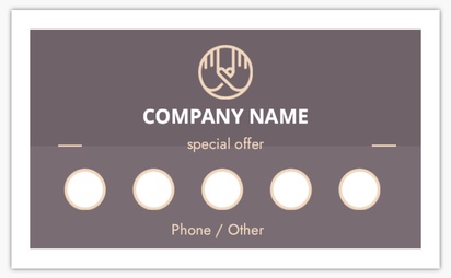 Design Preview for Design Gallery: Health & Wellness Loyalty Cards, Standard (91 x 55 mm)