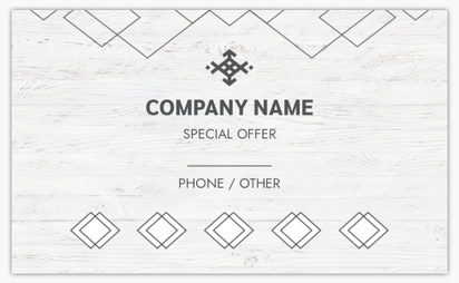 Design Preview for Design Gallery: Furniture & Home Goods Loyalty Cards, Standard (91 x 55 mm)