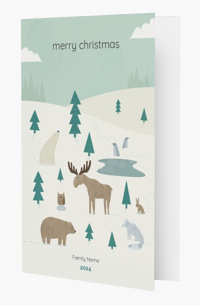 Design Preview for Design Gallery: Fun & Whimsical Christmas Cards, Rectangular 18.2 x 11.7 cm