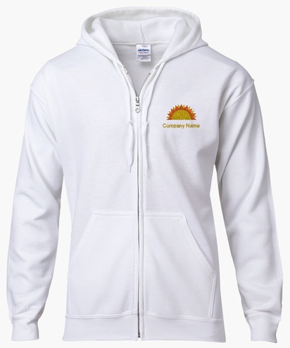 Design Preview for Design Gallery: Travel & Accommodation Zip Up Hoodies