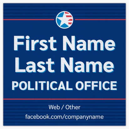 A political office 2020 elections blue white design for Election