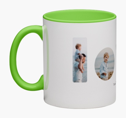 Design Preview for Design Gallery: Wedding Personalised Mugs, Wrap-around