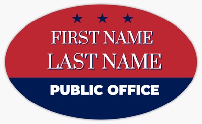 A public office usa red blue design for Election