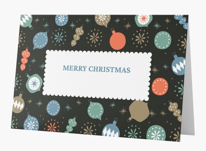 Design Preview for Christmas Card Designs & templates, Rectangular 18.2 x 11.7 cm