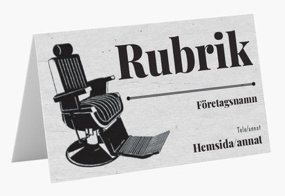 Förhandsgranskning av design för Designgalleri: Retro & vintage Vikta visitkort