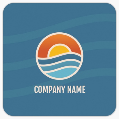 Design Preview for Design Gallery: Boats & Maritime Rounded Corner Business Cards, Rounded Square (65 x 65 mm)