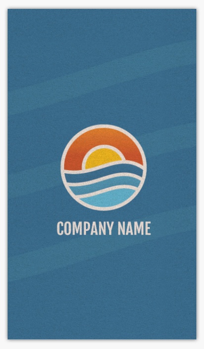 A surf style sunset blue gray design for Nautical