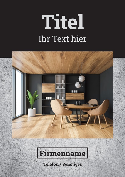 Designvorschau für Designgalerie: Kundenstopper Möbel & Haushaltswaren