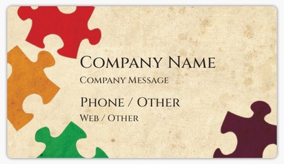 Design Preview for Templates for Business Services Name Card Stickers 