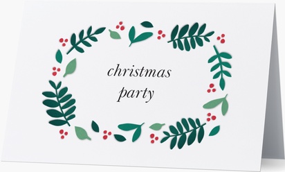 Design Preview for Templates for Seasonal Invitations and Announcements , Folded 11.7 x 18.2 cm