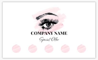 Design Preview for Design Gallery: Beauty Consulting & Pampering Standard Business Cards, Standard (91 x 55 mm)