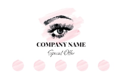 Design Preview for Design Gallery: Cosmetics & Perfume Natural Uncoated Business Cards