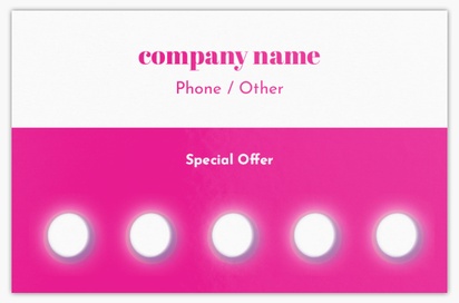 Design Preview for Design Gallery: Tanning Salons Ultra-Thick Business Cards, Standard (85 x 55 mm)