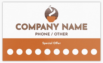 Design Preview for Design Gallery: Coffee Shops Classic Visiting Cards