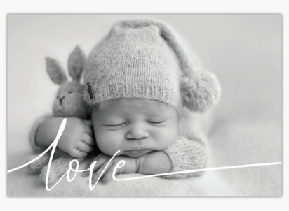 A photo love white design for Baby with 1 uploads