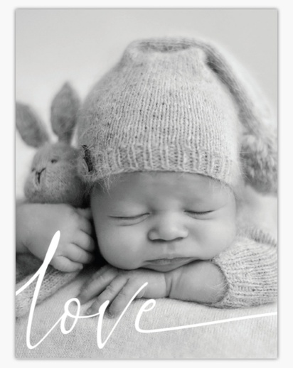 Design Preview for Baby Canvas Prints Templates, 12" x 16" Vertical
