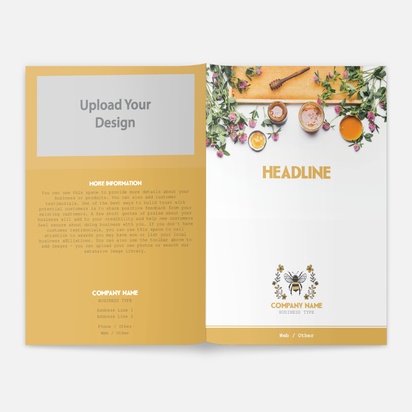 Design Preview for Design Gallery: Food & Beverage Brochures, A5 Bi-fold