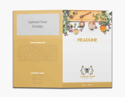 Design Preview for Food & Beverage Custom Brochures Templates, 8.5" x 11" Bi-fold